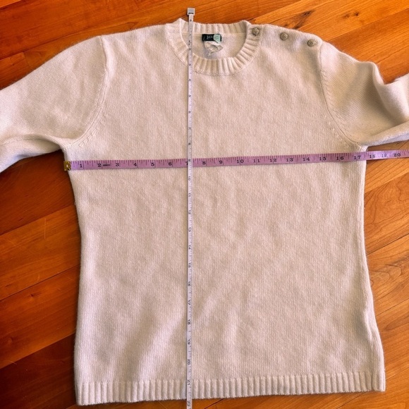 J.Crew Angora Cashmere Wool blend pullover sweater soft knit crystal embellished - Picture 5 of 6
